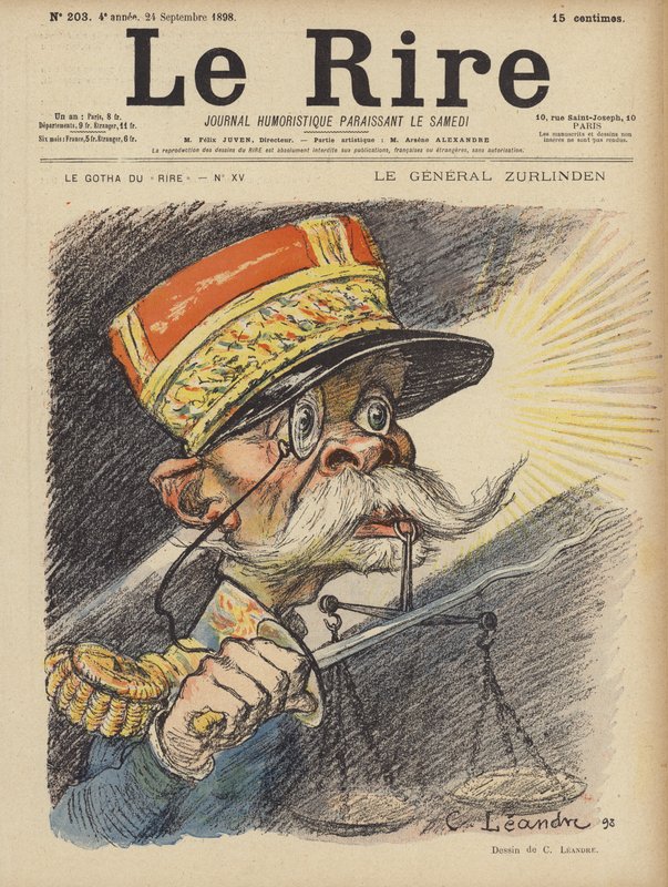 Ilustracja do Le Rire autorstwa Charles Leandre