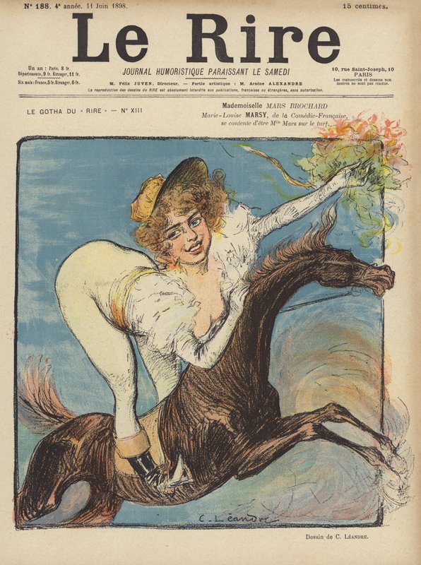 Ilustracja do Le Rire autorstwa Charles Leandre