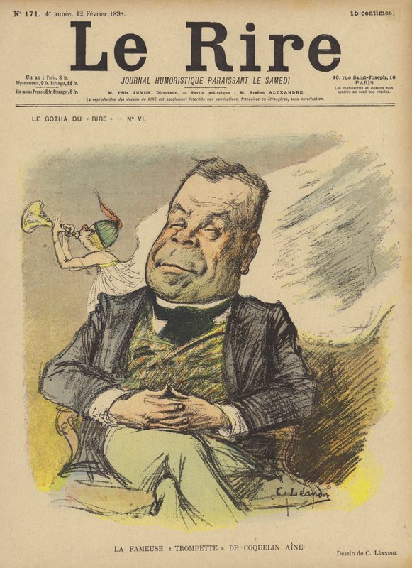 Ilustracja do Le Rire autorstwa Charles Leandre