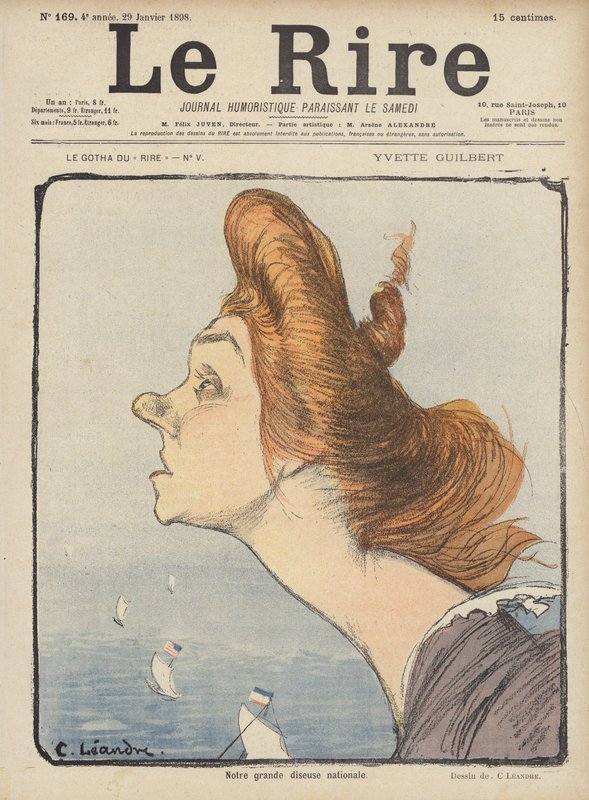 Ilustracja do Le Rire autorstwa Charles Leandre