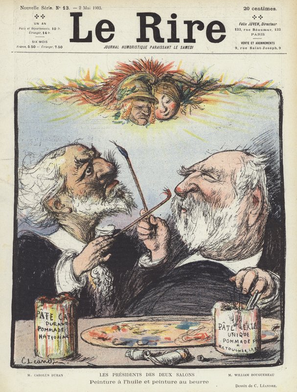 Ilustracja do Le Rire autorstwa Charles Leandre