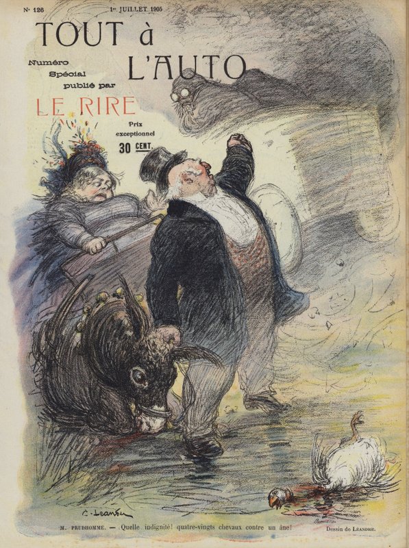 Ilustracja do Le Rire autorstwa Charles Leandre