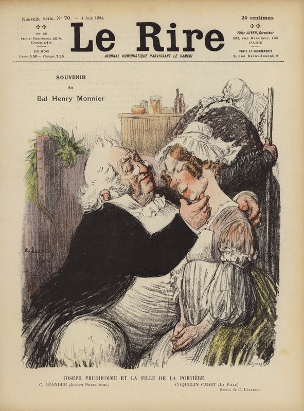 Ilustracja do Le Rire autorstwa Charles Leandre