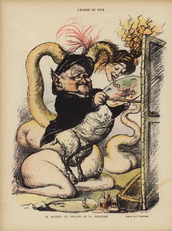 Ilustracja do Le Rire autorstwa Charles Leandre