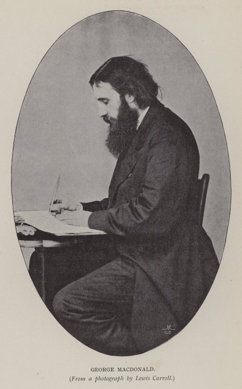 George Macdonald (zdjęcie czarno-białe) autorstwa Charles Lutwidge Dodgson