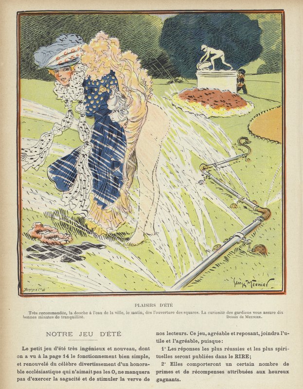 Ilustracja do Le Rire autorstwa Charles Meunier