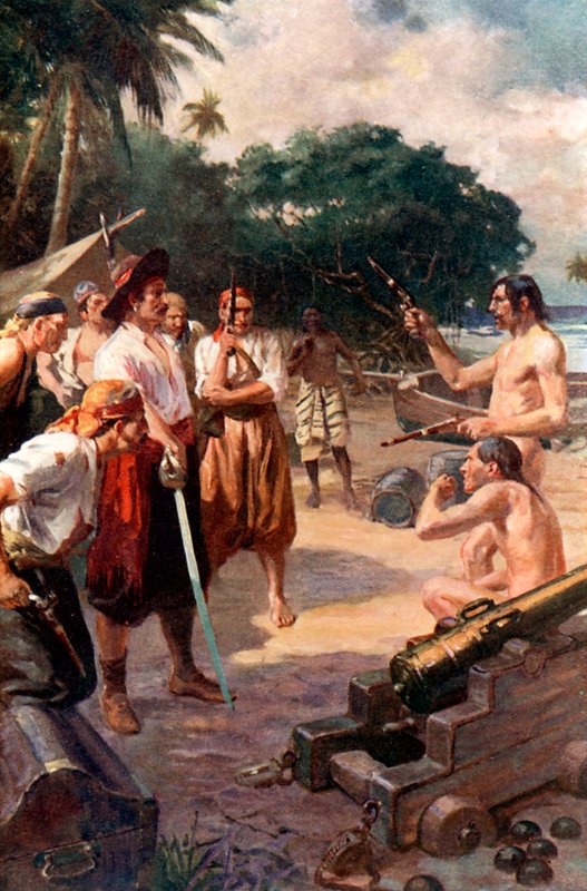 Cockburn i neapolitański wśród Piratów autorstwa Charles Mills Sheldon