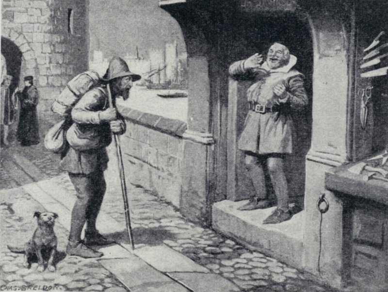 Pedlar z Swaffham autorstwa Charles Mills after Sheldon