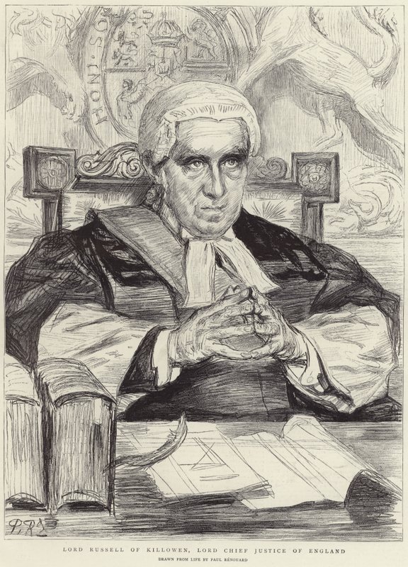 Lord Russell z Killowen (lito) autorstwa Charles Paul (after) Renouard