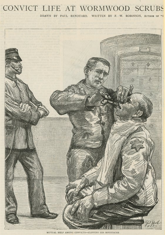 Życie skazańców w Wormwood Scrubs autorstwa Charles Paul Renouard