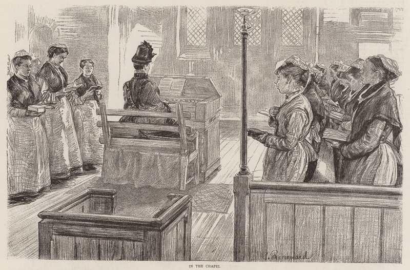Życie skazańca w Woking autorstwa Charles Paul Renouard