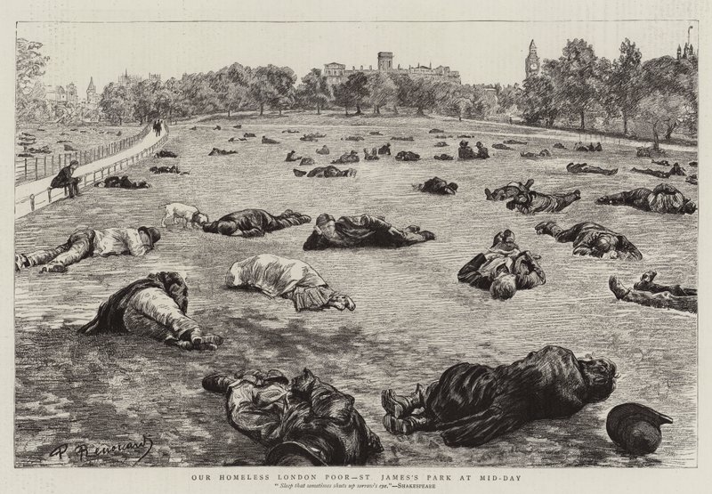 Nasz bezdomny londyński biedny, St James