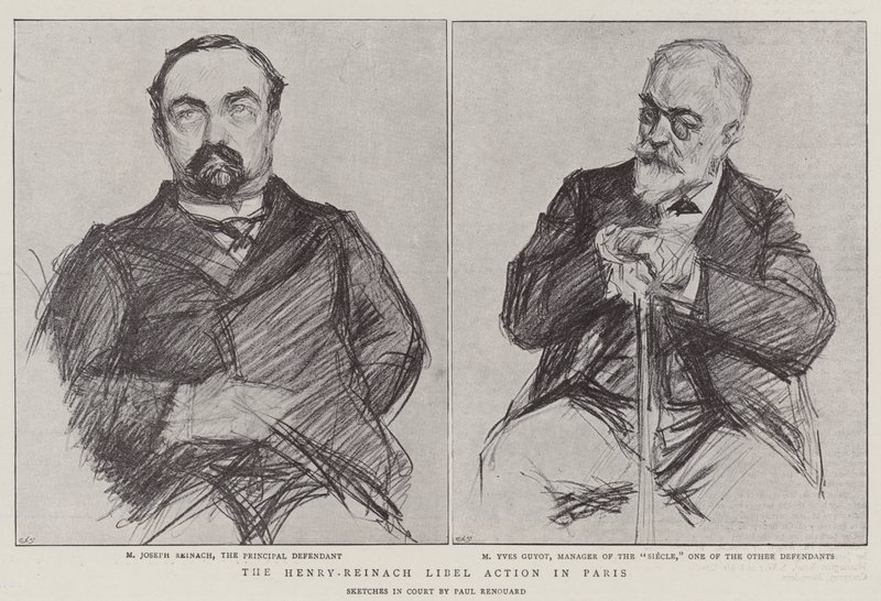 Akcja o zniesławienie Henry-Reinacha w Paryżu autorstwa Charles Paul Renouard