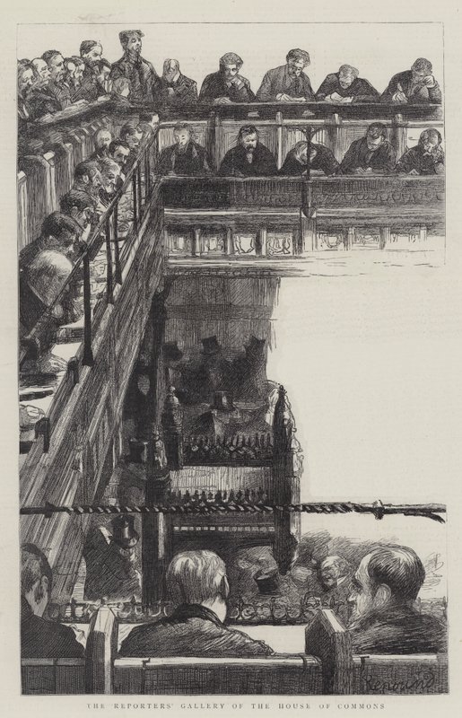 Galeria Reporterów Izby Gmin autorstwa Charles Paul Renouard