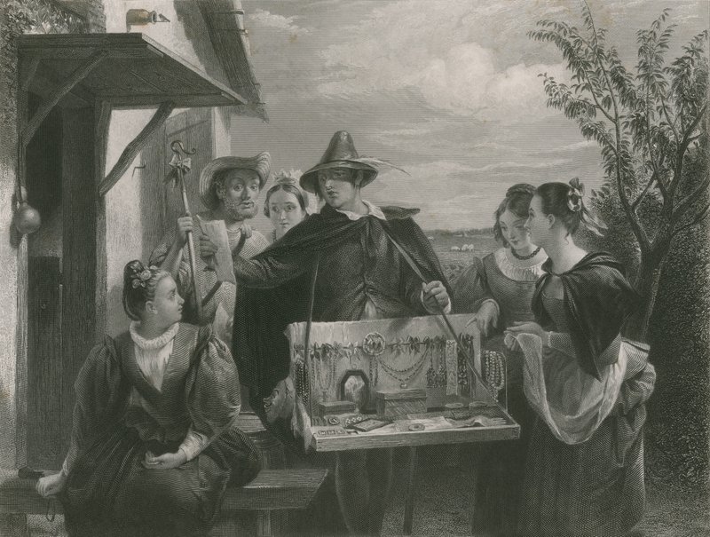 Autolycus, zimowa opowieść autorstwa Charles Robert Leslie