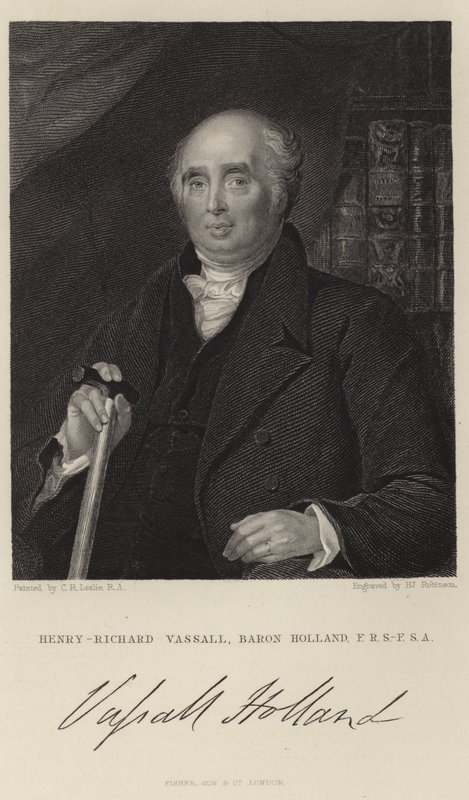 Henry Richard Fox autorstwa Charles Robert Leslie