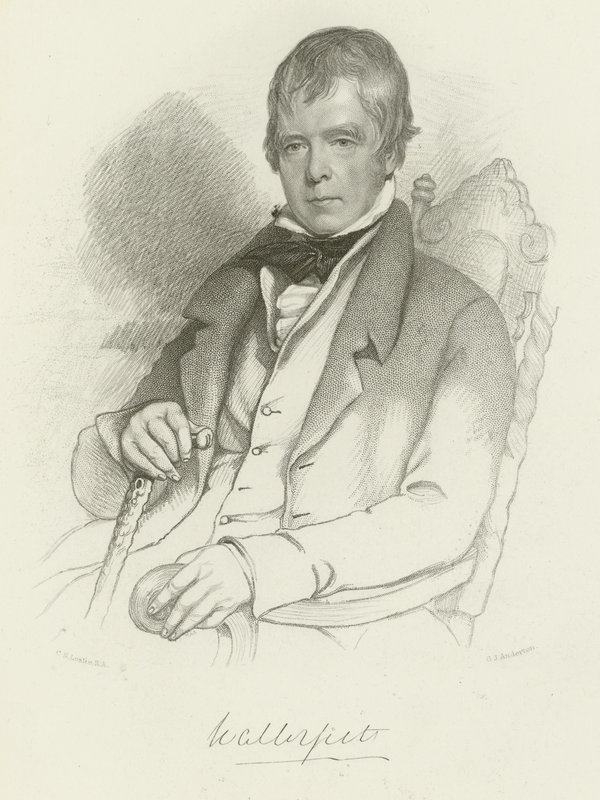 Sir Walter Scott autorstwa Charles Robert Leslie