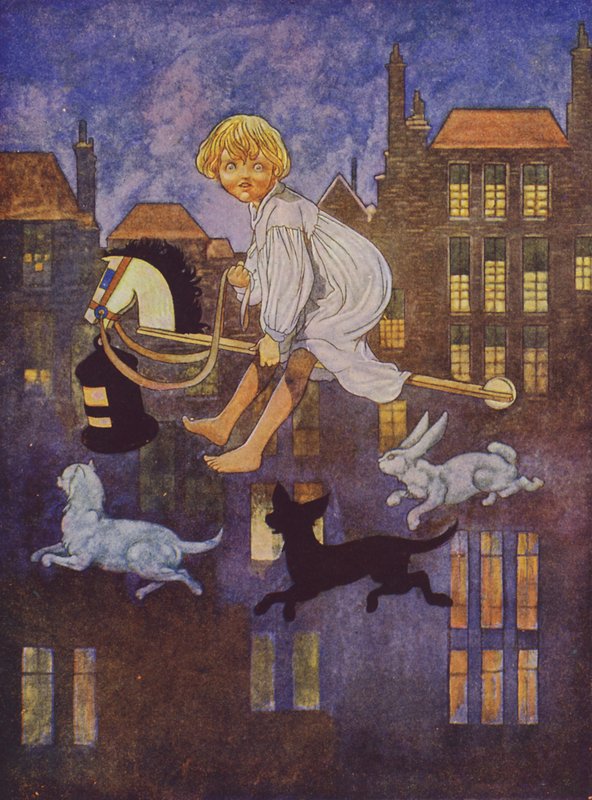Wyruszymy na polowanie (kolorowa litografia) autorstwa Charles Robinson