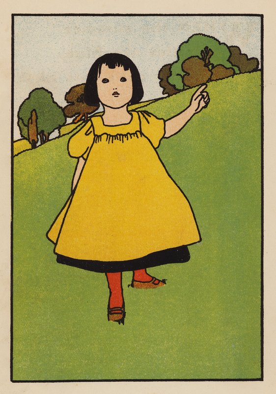 Ilustracja dla Babes and Birds (kolorowa litografia) autorstwa Charles Robinson