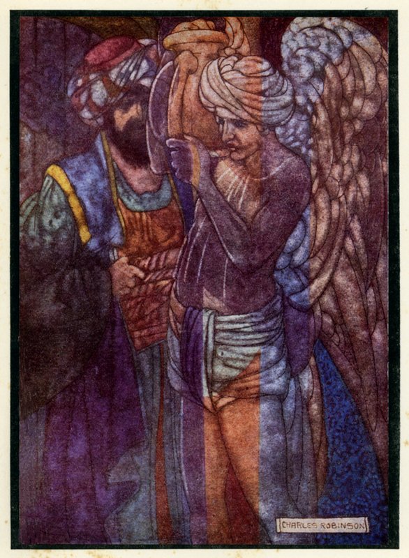 Ilustracja do Rubaiyata Omara Chajjama autorstwa Charles Robinson