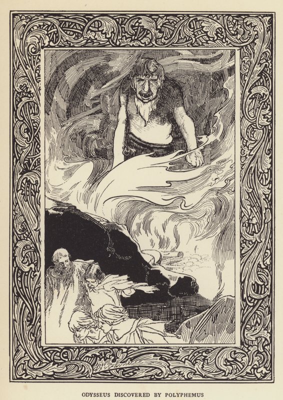 Odyseusz odkryty przez Polifema autorstwa Sir John Charles Robinson