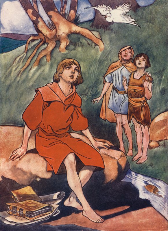 Św. Dawid z Walii autorstwa Charles Robinson