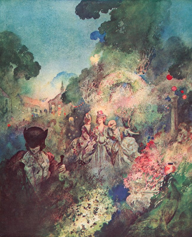 Pościg, Bagnigge Wells autorstwa Charles Robinson