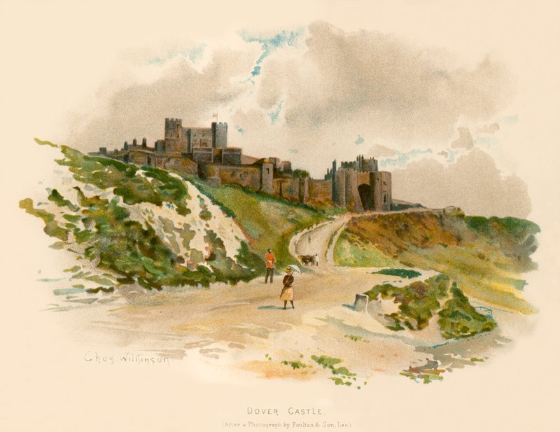 Zamek w Dover autorstwa Charles Wilkinson