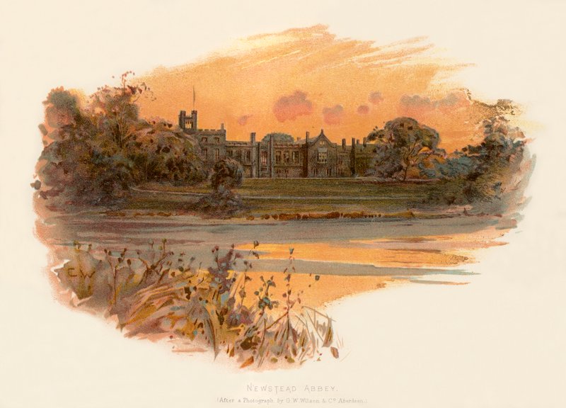 Opactwo Newstead autorstwa Charles Wilkinson