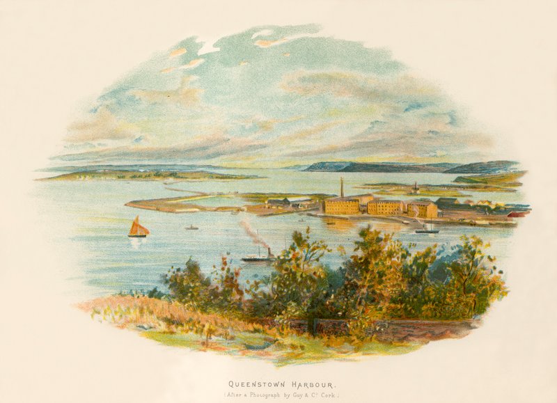 Port w Queenstown autorstwa Charles Wilkinson