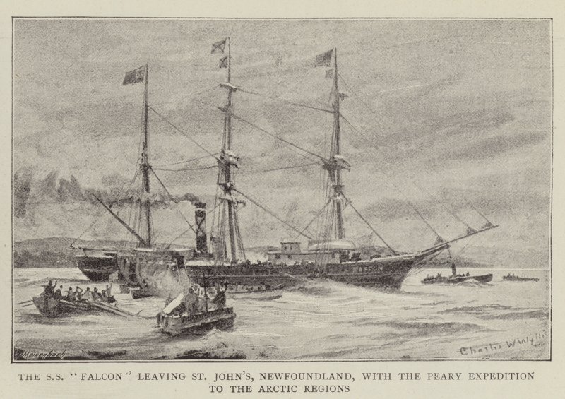 SS Falcon opuszcza St John
