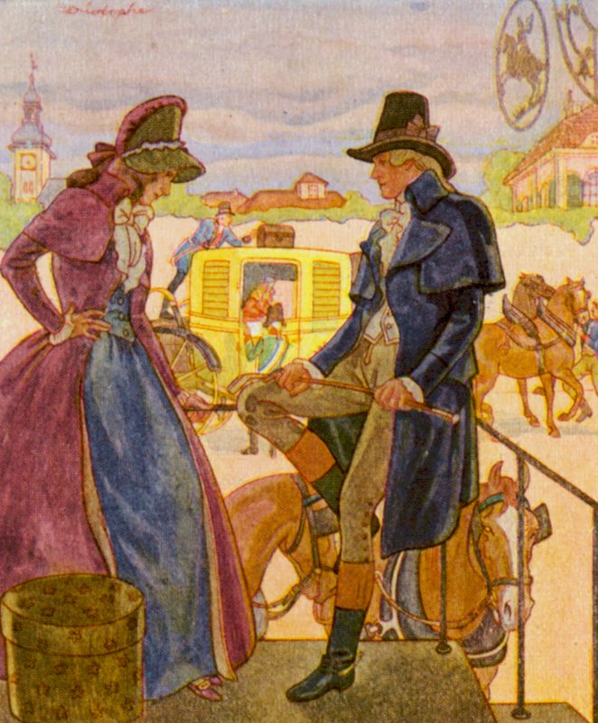 Zmiana zespołu / Zmiana zespołu (druk kolorowy) autorstwa Christophe (1856 1945)