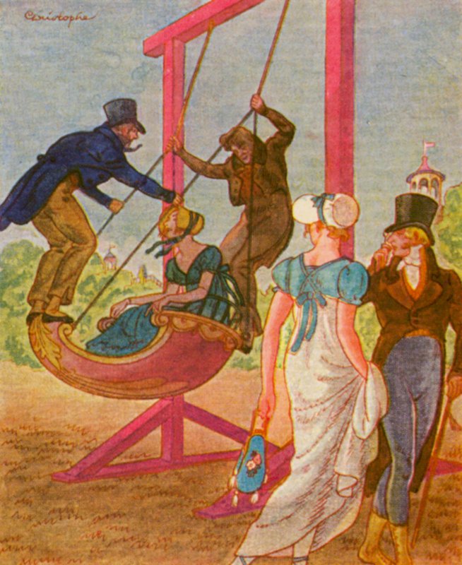 Schaukel / Swing (druk kolorowy) autorstwa Christophe (1856 1945)