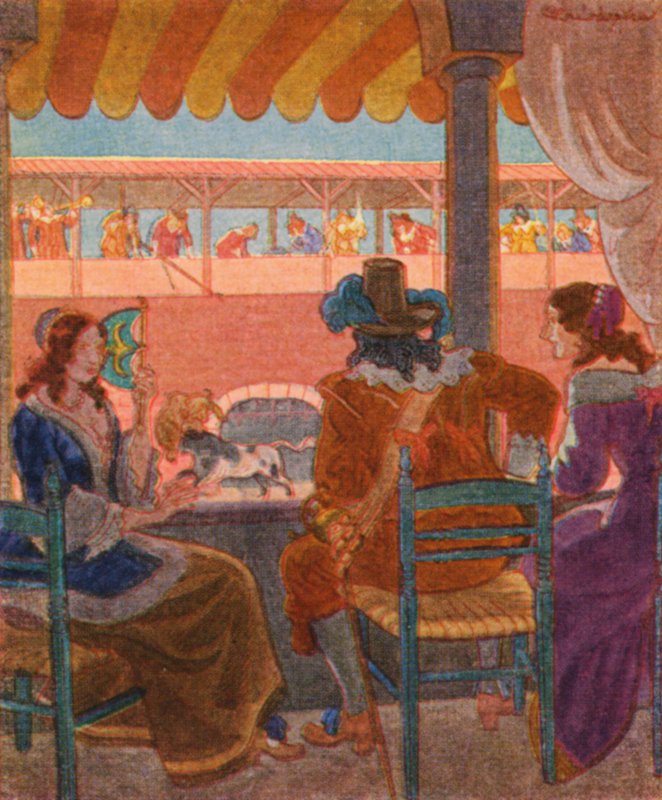Tierzwinger / Budy dla zwierząt (kolorowa litografia) autorstwa Christophe (1856 1945)