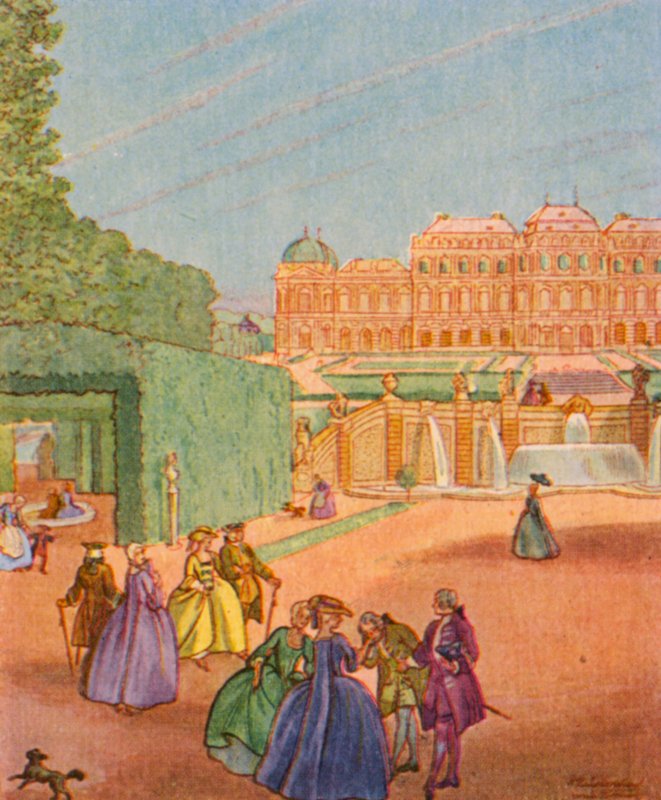Wasserkunst / Sztuka wody (litografia kolorowa) autorstwa Christophe (1856 1945)