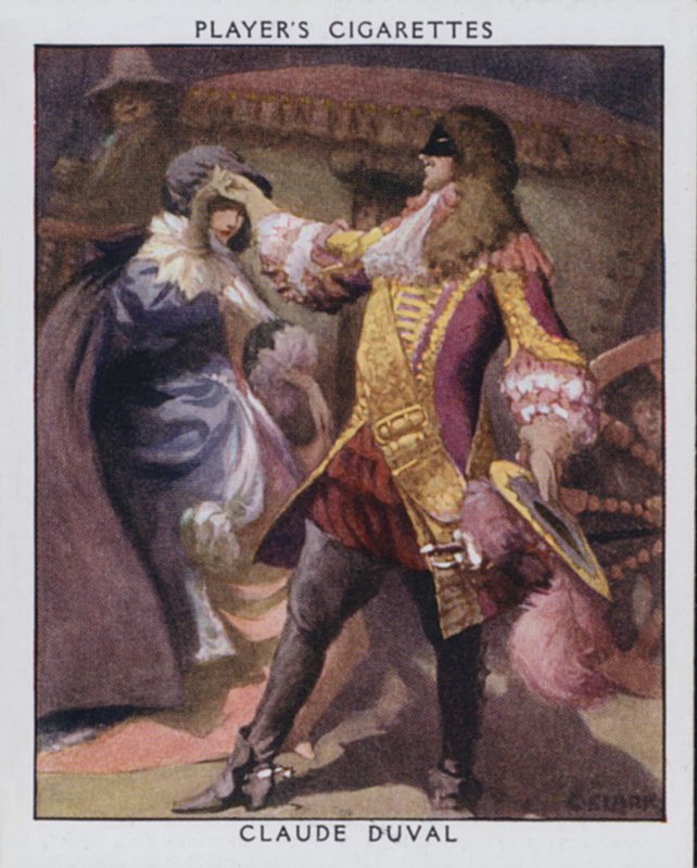 Claude Duval (kolor lito) autorstwa Christopher (after) Clark