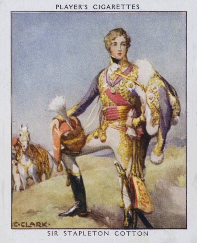 Sir Stapleton Cotton (kolor lito) autorstwa Christopher (after) Clark