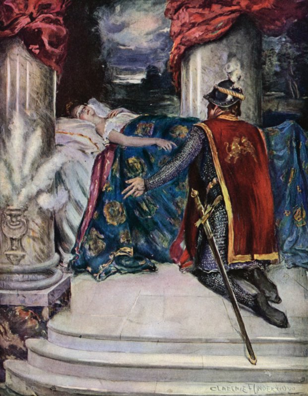 Śniło mi się, że mieszkam w marmurowych salach (kolor lito) autorstwa Clarence F. Underwood