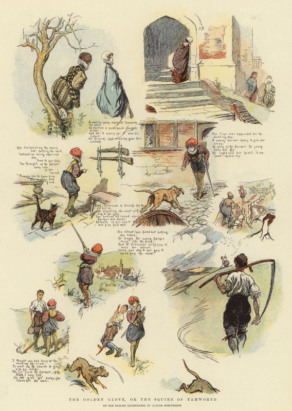 Złota Rękawica, czyli Squire of Tamworth autorstwa Claude Shepperson