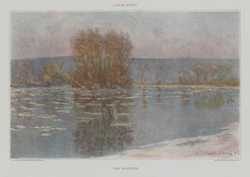 Kostki lodu autorstwa Claude Monet