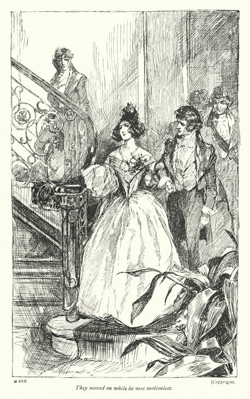 Ilustracja do Coningsby Disraeliego (lito) autorstwa Claude Shepperson