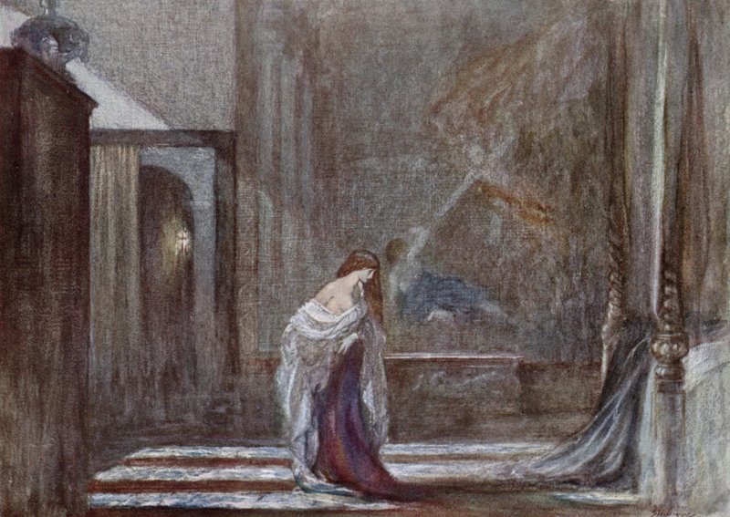 John Keats, Wigilia św. Agnieszki autorstwa Claude Shepperson