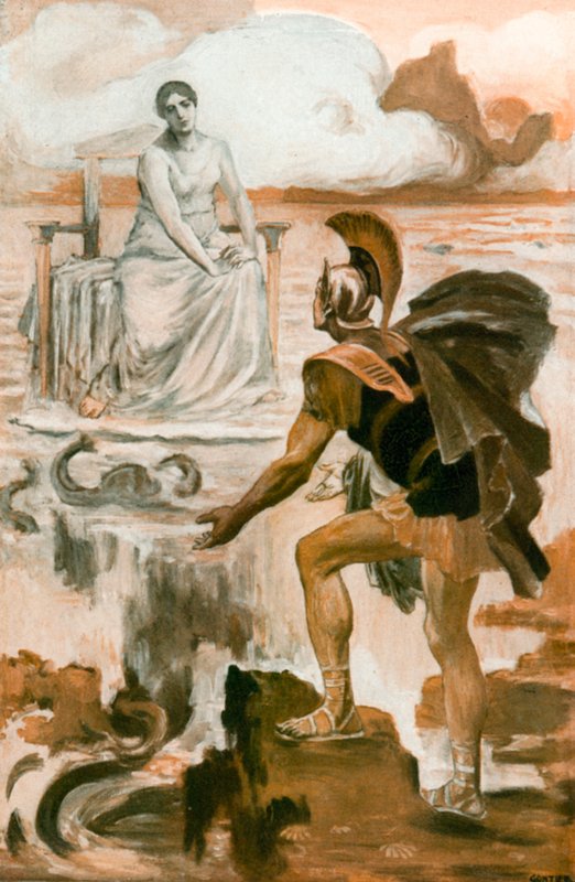 Ilustracja do Iliady autorstwa Homera autorstwa Clement Goutier