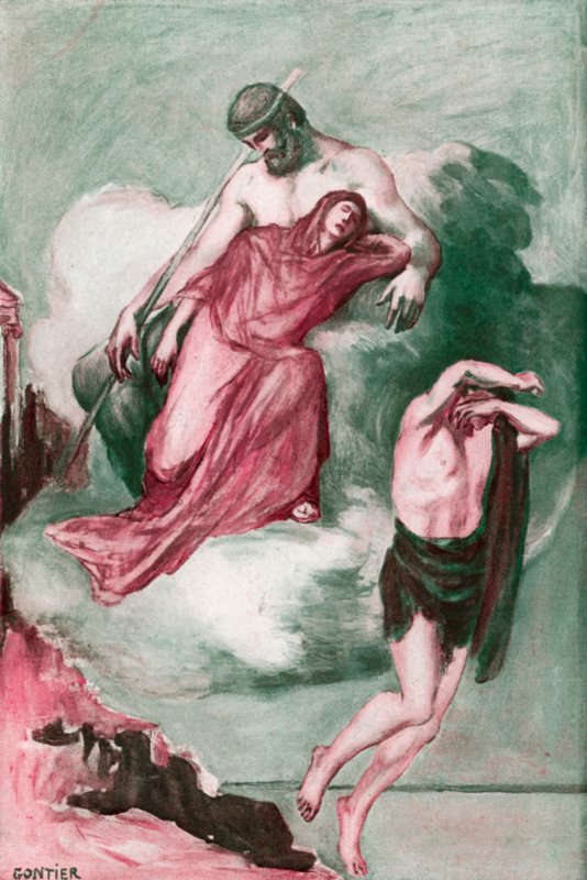 Ilustracja do Iliady autorstwa Homera autorstwa Clement Goutier