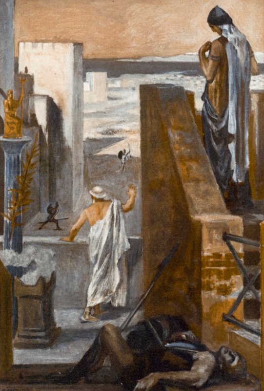 Ilustracja do Iliady autorstwa Homera autorstwa Clement Goutier
