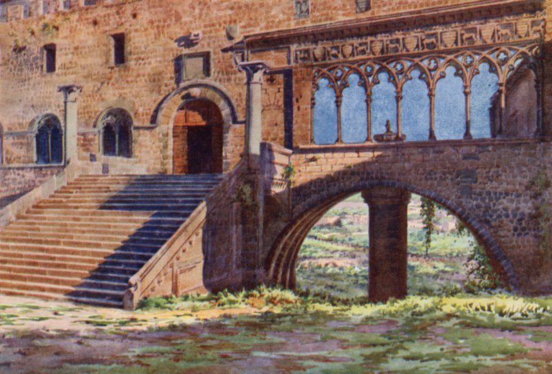 Pałac Papieski, Viterbo autorstwa Commendator Formilli