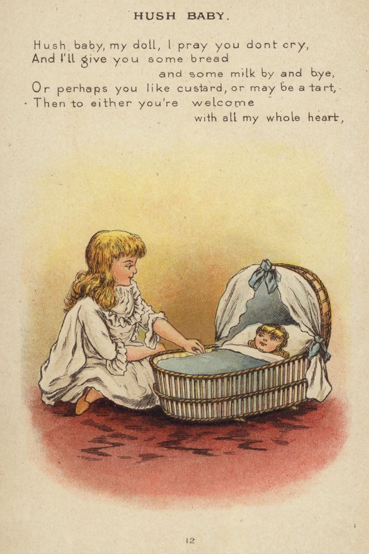 Rymowanka: Hush Baby (chromolitho) autorstwa Constance Haslewood