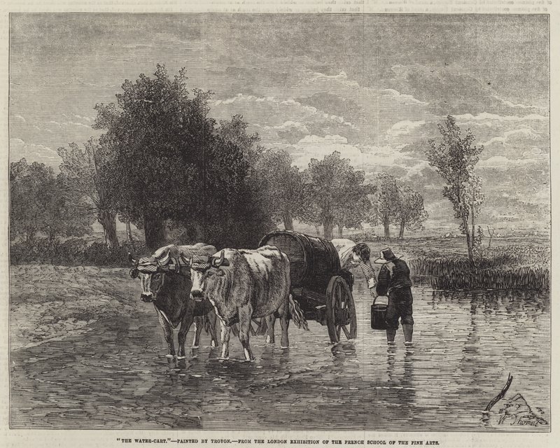 Wózek wodny autorstwa Constant Emile Troyon