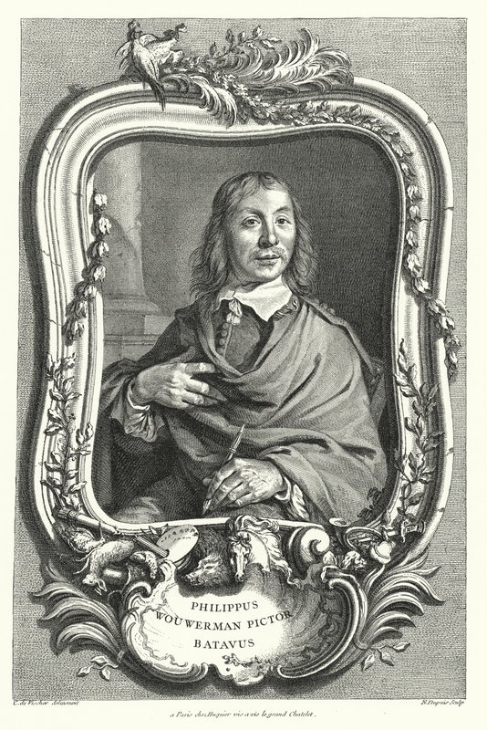 Philips Wouwerman, holenderski malarz autorstwa Cornelis after Visscher