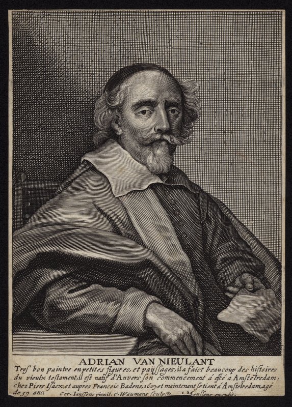 Adriaen van Nieulandt Młodszy autorstwa Cornelius Janssen van Ceulen